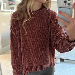 Pink fuzzy sweatshirt